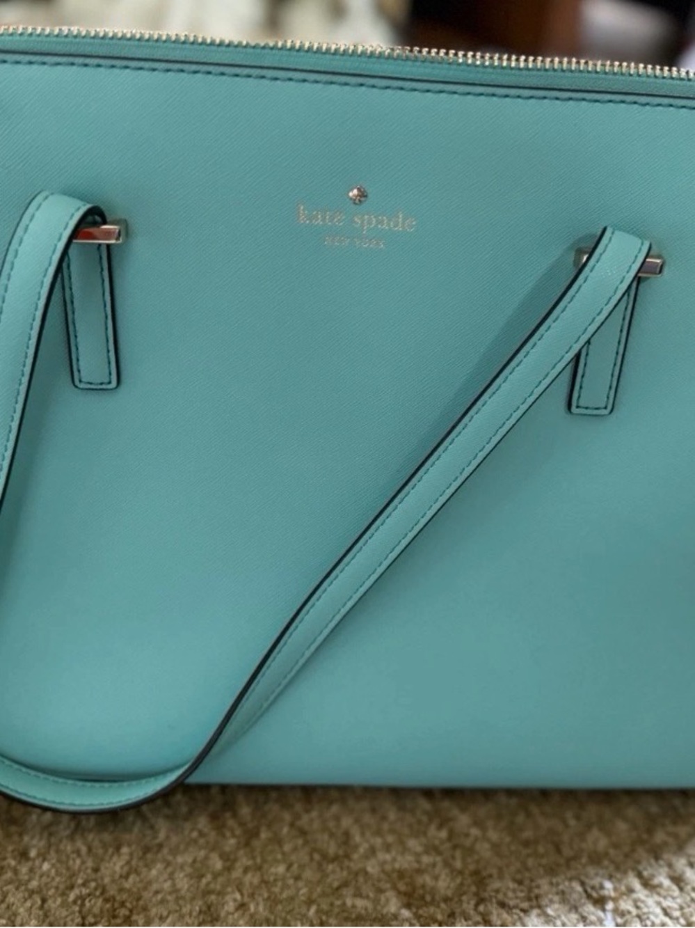 kate spade Cedar Street Maise Satchel Aqua Tote